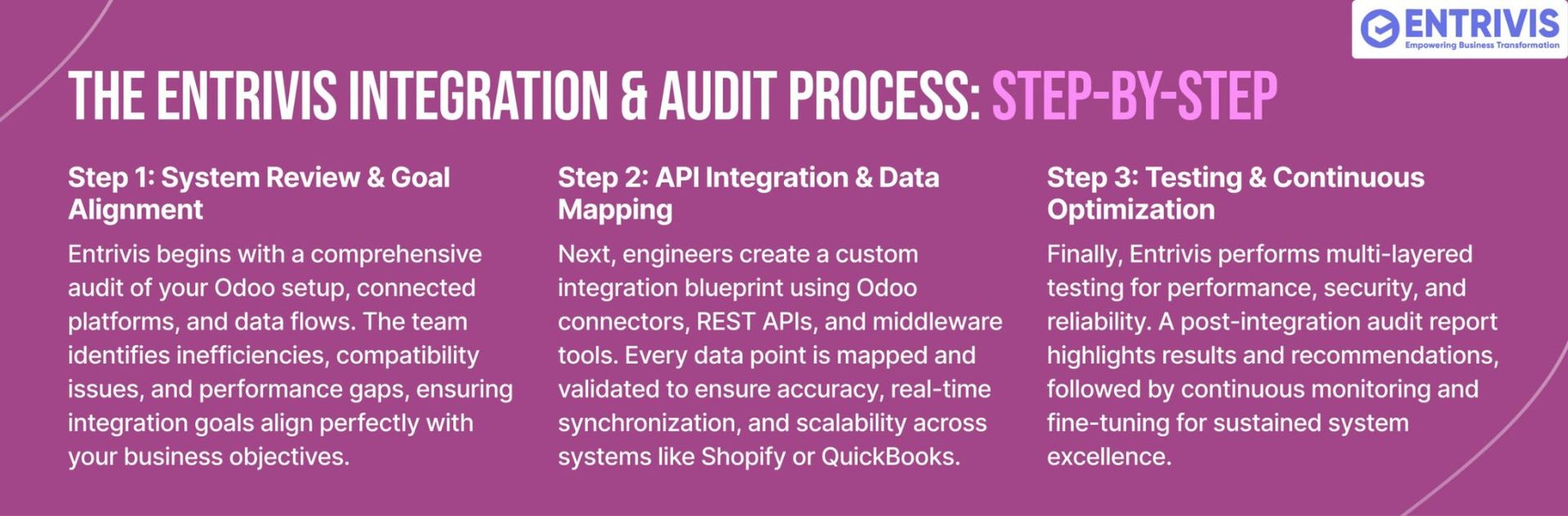 The Entrivis Integration & Audit Process: Step-by-Step