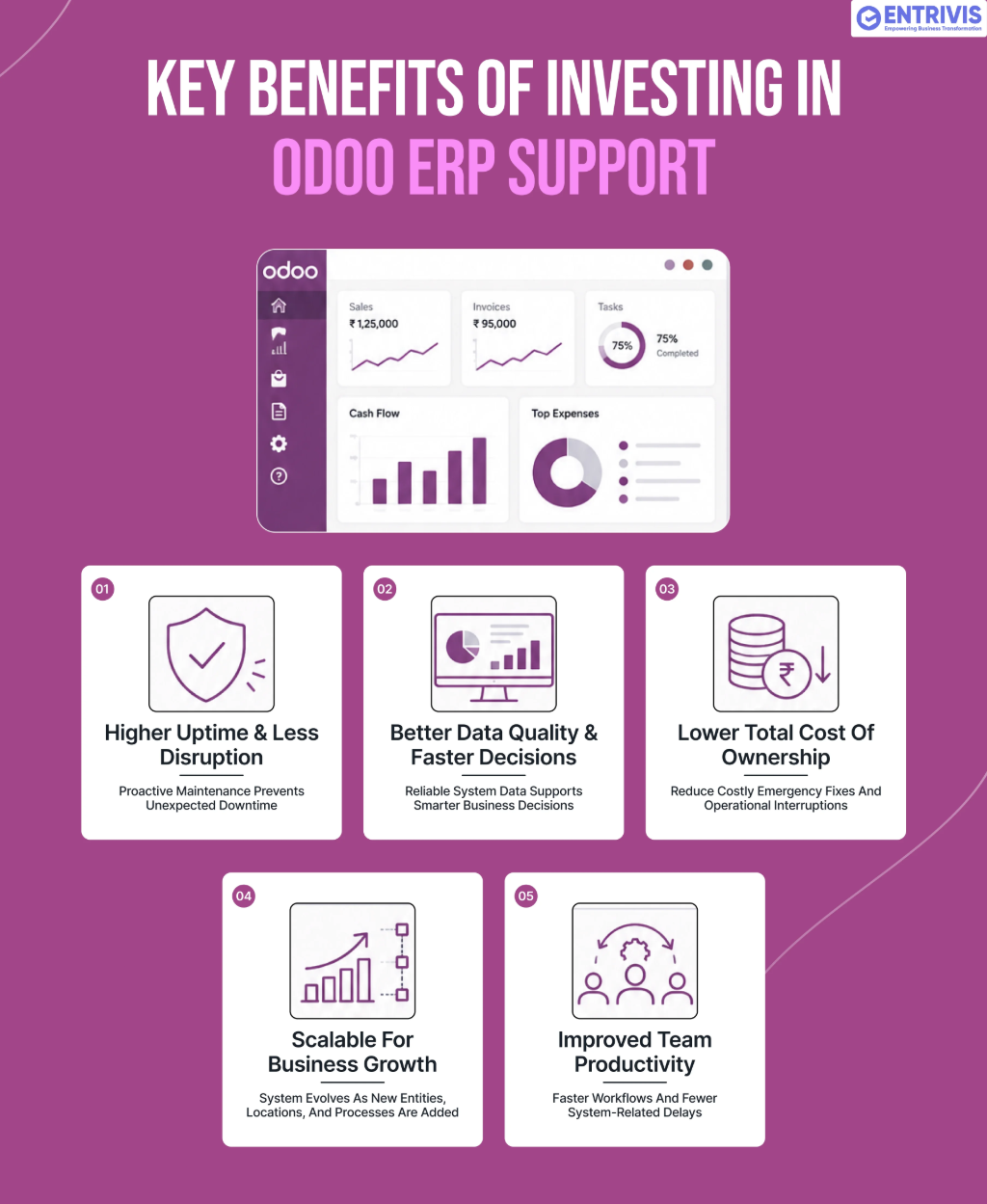 Benefits of Investing in Odoo ERP Sup​port